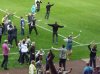 Darlo vs Toon Some of the fans on the pitch.jpg